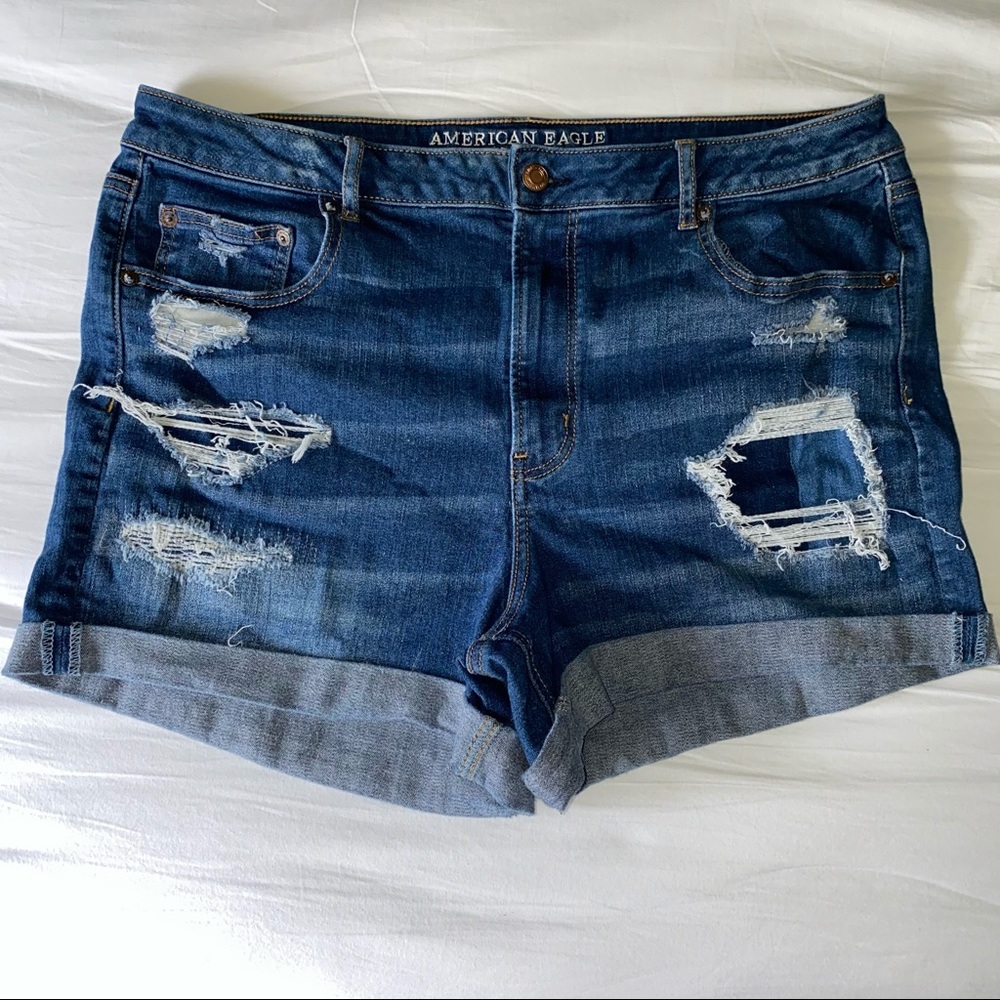 American Eagle Super Hi-Rise Shortie Short